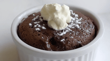 Keto 90-Second Chocolate Lava Cake