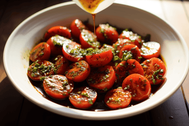 Keto Balsamic Tomatoes