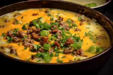 Keto Cheeseburger Soup