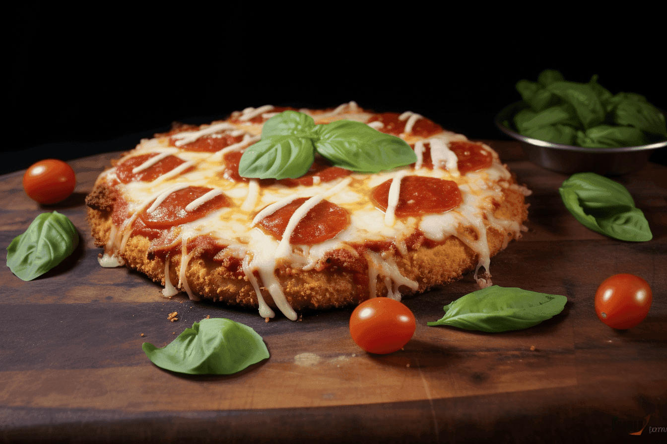 Chicken Parm Crusted Pizza