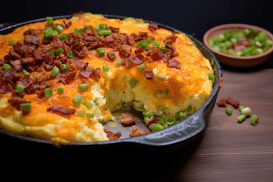 Keto Loaded Cauliflower Casserole