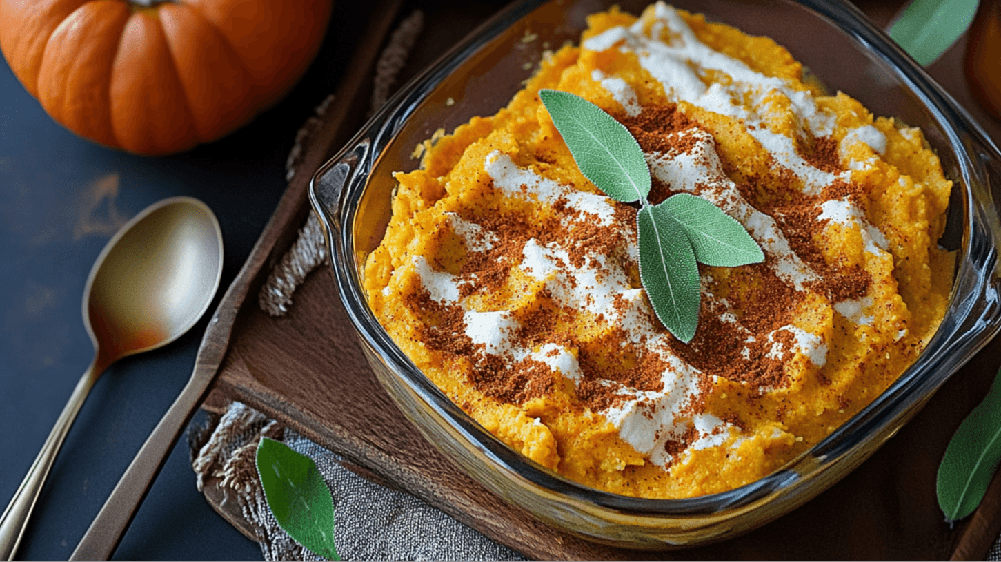 Sweet Pumpkin Keto Cauliflower Puree