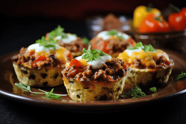 Keto Taco Egg Muffins