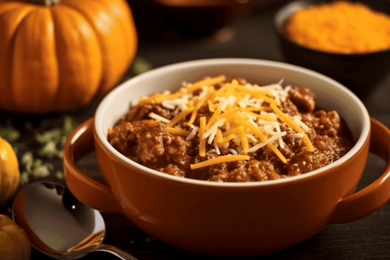 Turkey Pumpkin Chili in the Slow Cooker