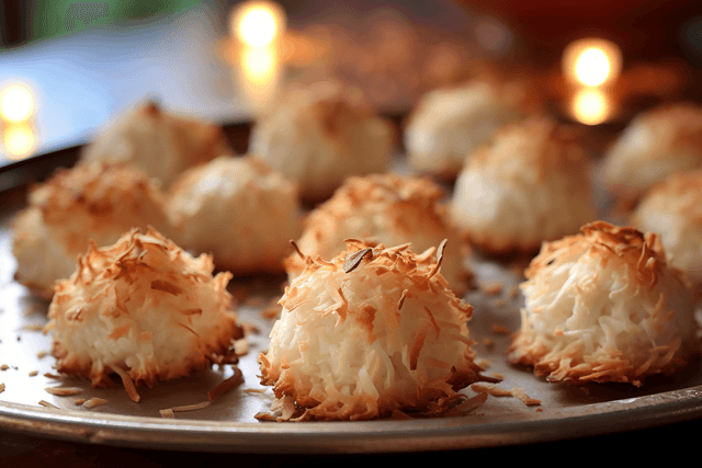 Keto 3 Ingredient Coconut Macaroons