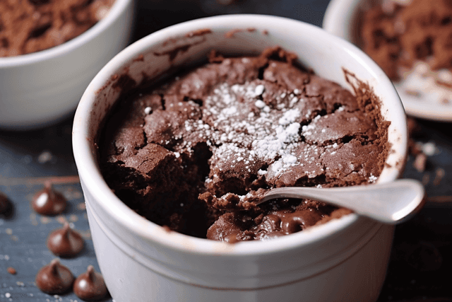 Keto Air Fryer Lava Cake