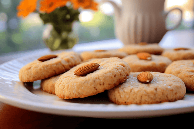 Keto Almond Shortbread Cookies