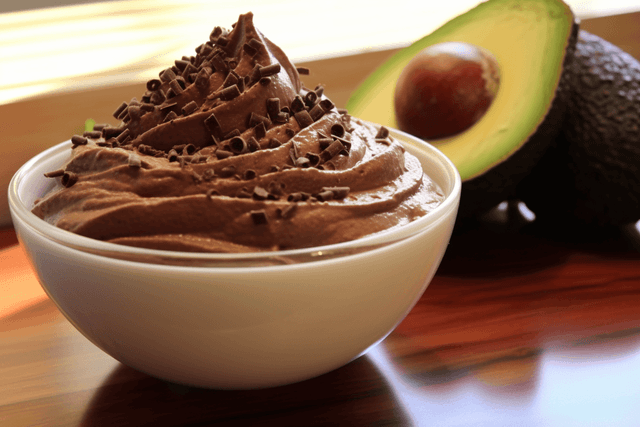 Keto Avocado Chocolate Mousse