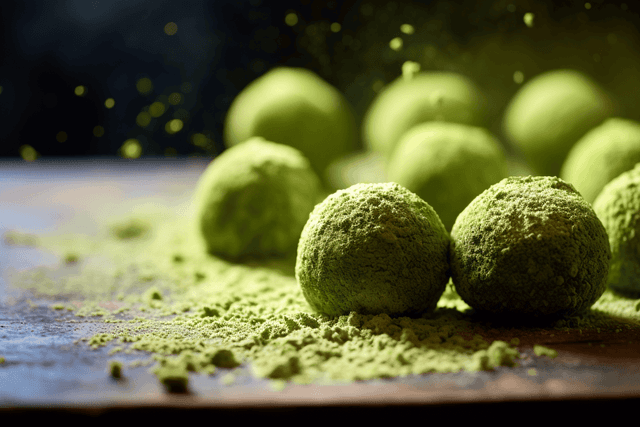 Keto Avocado Matcha Fat Bombs