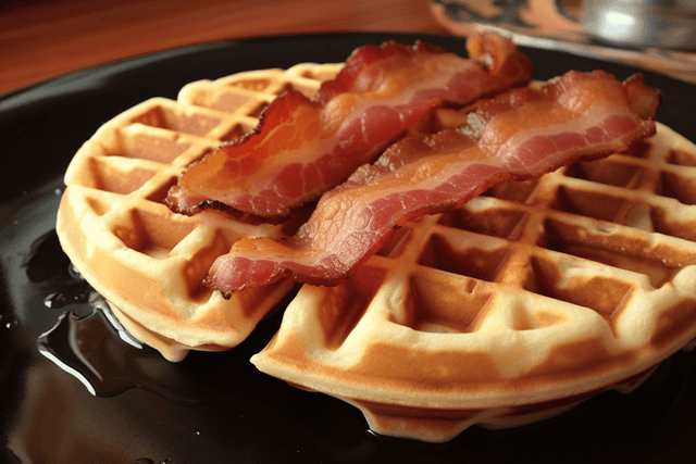 Keto Bacon Waffles