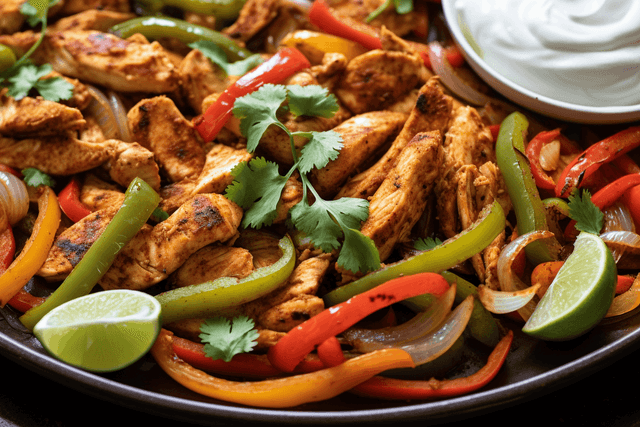 Keto Baked Chicken Fajitas