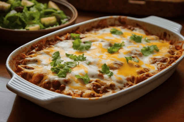 Keto Beefy Taco Casserole