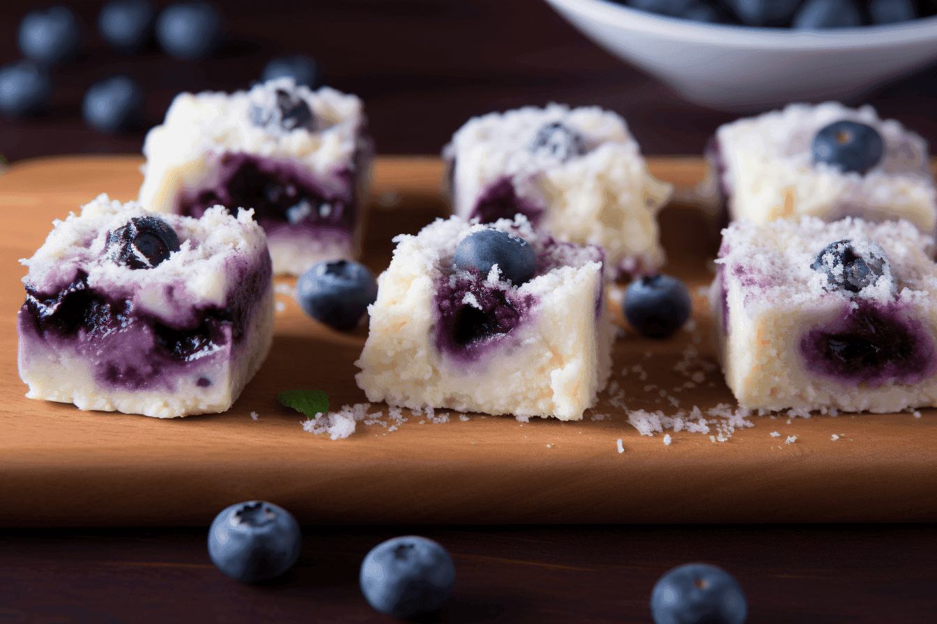 Blueberry Cheesecake Bites
