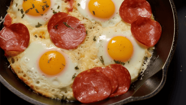 Keto Breakfast Pizza