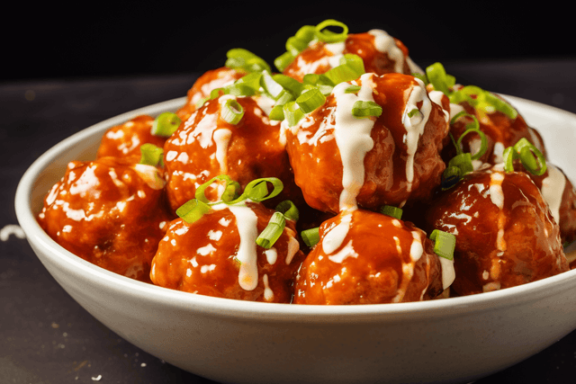 Keto Buffalo Chicken Meatballs