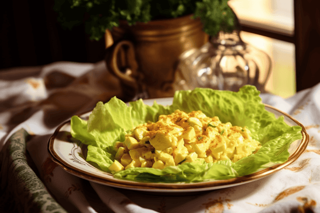 Keto Caesar Egg Salad Romaine Wraps