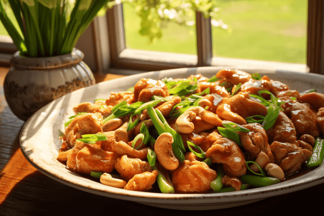 Keto Cashew Chicken
