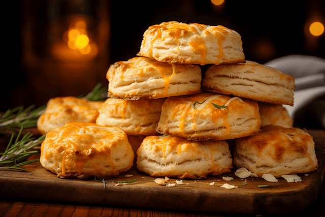 Keto Cheddar Carbquik Biscuits