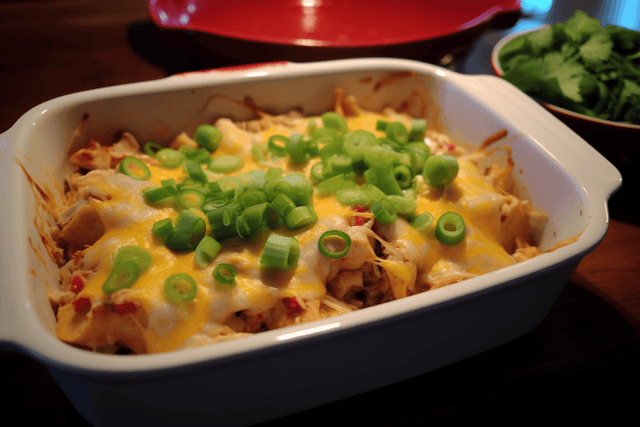 Keto Cheesy Chicken Casserole