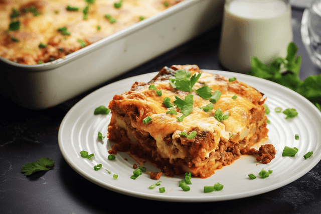 Keto Cheesy Chorizo Breakfast Bake