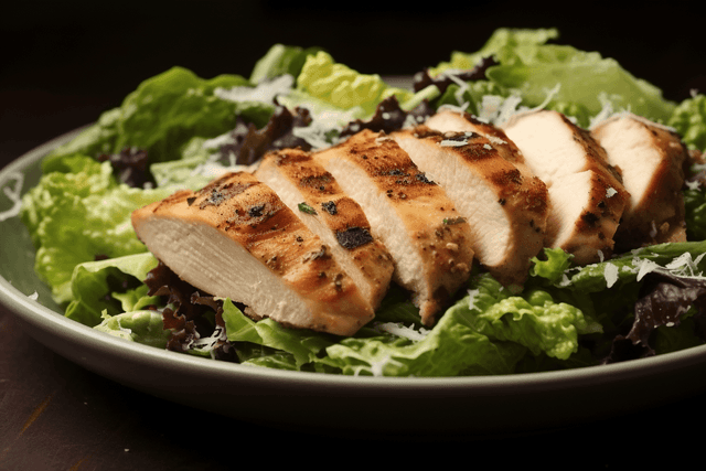 Keto Chicken Caesar Salad