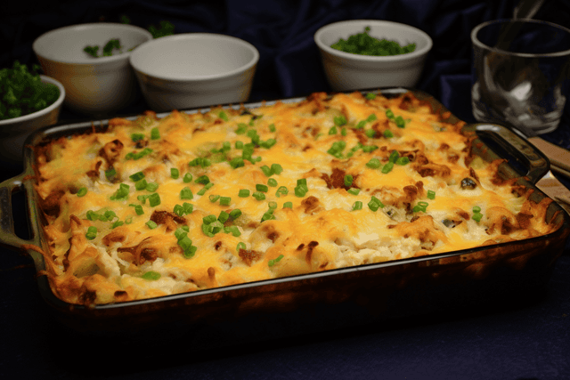 Keto Chicken Cauliflower Casserole