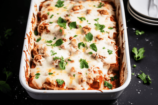 Keto Chicken Parmesan Casserole