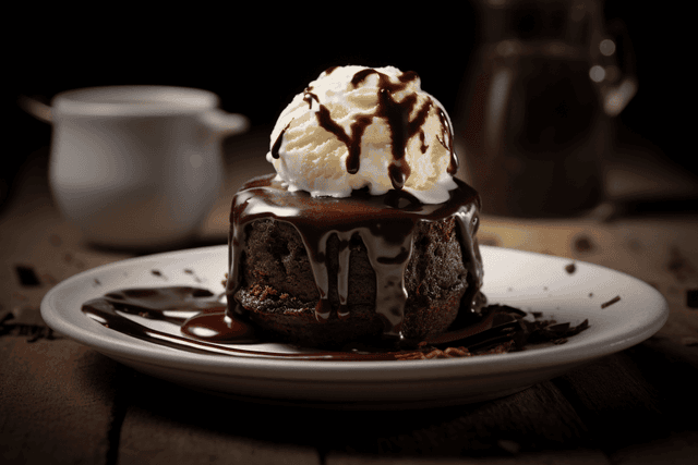 Keto Chocolate Lava Cake