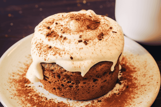 Keto Cinnamon Roll Mug Cake