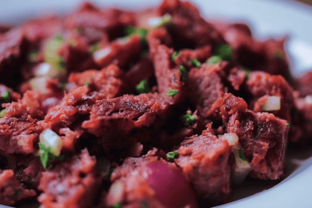 Keto Corned Beef and Radish Hash