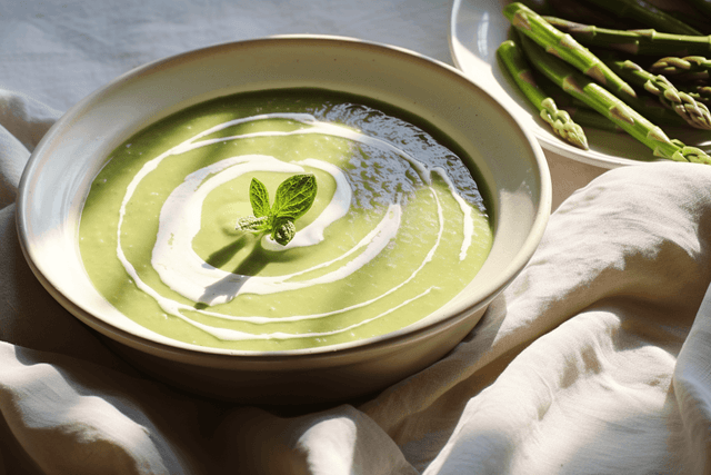 Keto Cream of Asparagus Soup