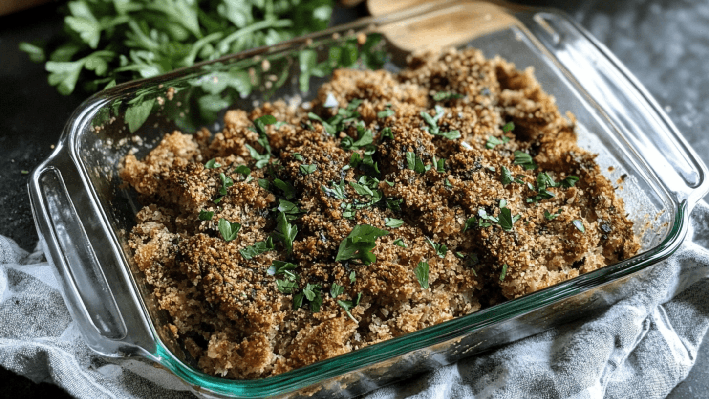 Fluffy Keto Stuffing with Onion & Sage