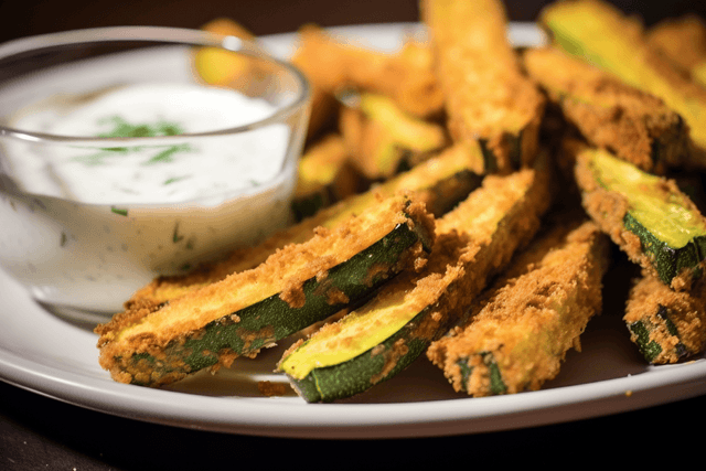 Keto Garlic Parmesan Zucchini Fries
