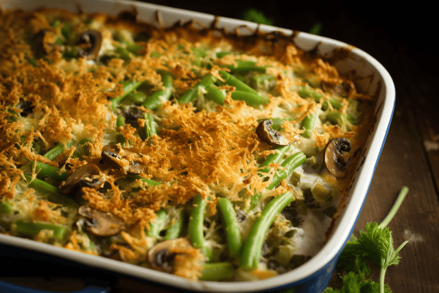 Keto Green Bean Casserole