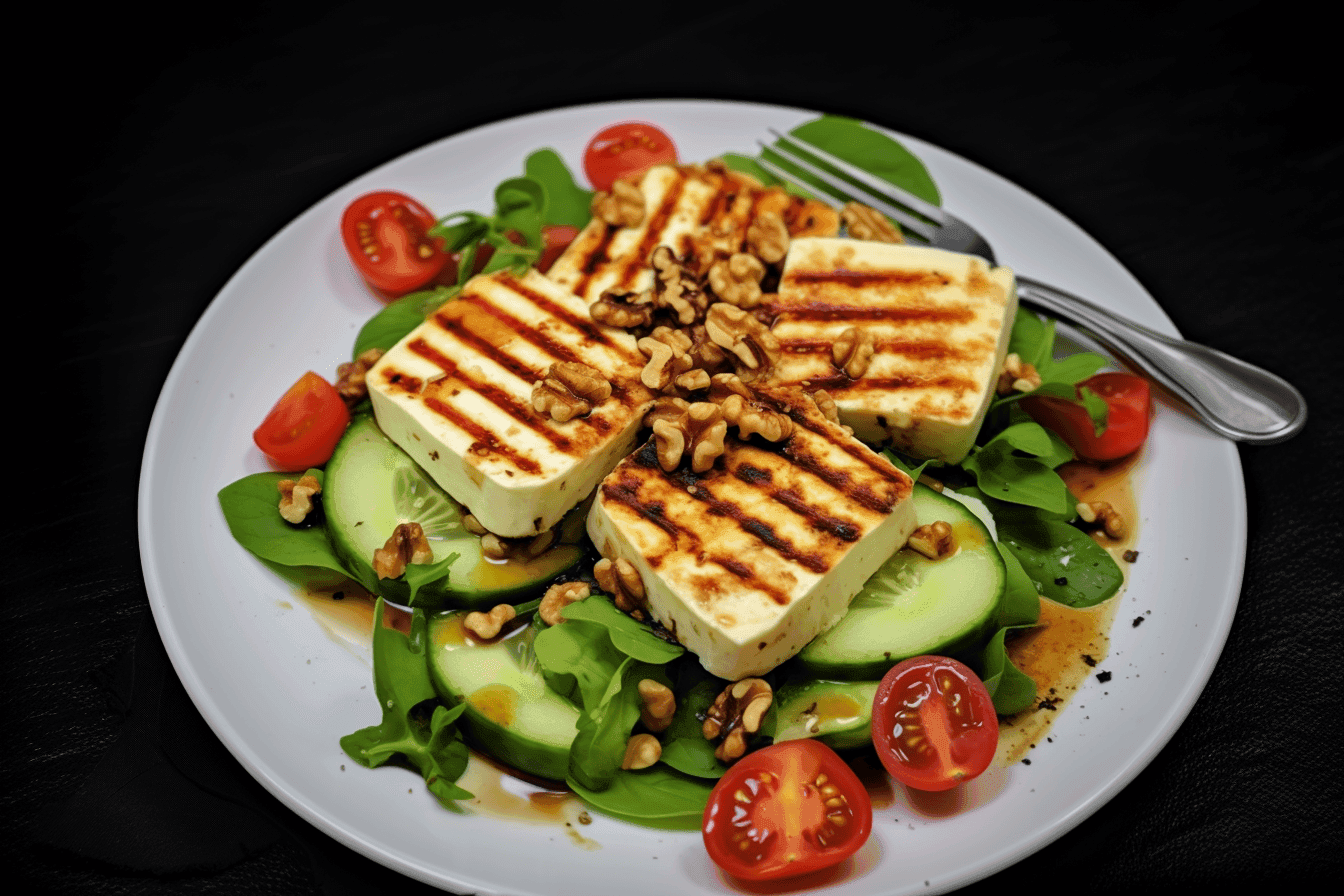 Grilled Halloumi Salad