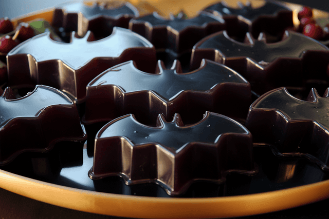 Keto Halloween Blackberry Jellies