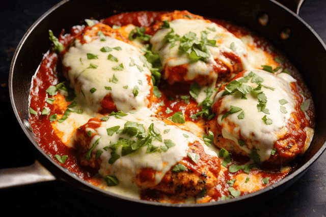 Keto Instant Pot Lazy Marinara Chicken