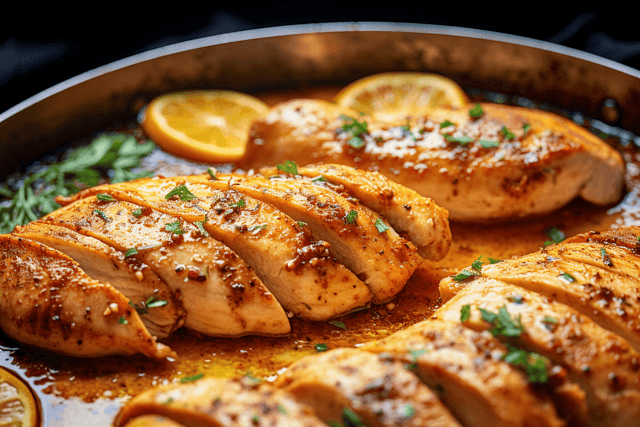 Keto Instant Pot Lemon Garlic Chicken