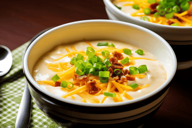Keto Instant Pot Loaded Cauliflower Soup