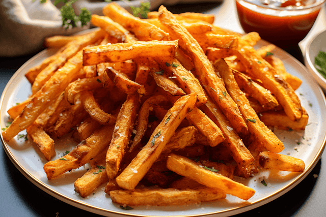 Keto Jicama Fries