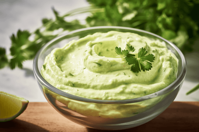 Keto Lazy Avocado Cheese Dip