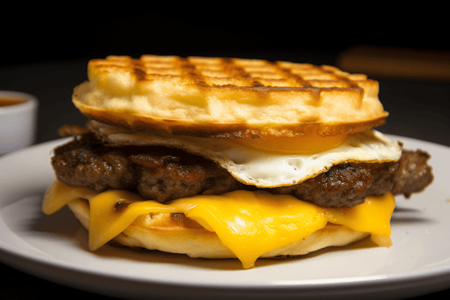 Keto Mcgriddle Chaffle