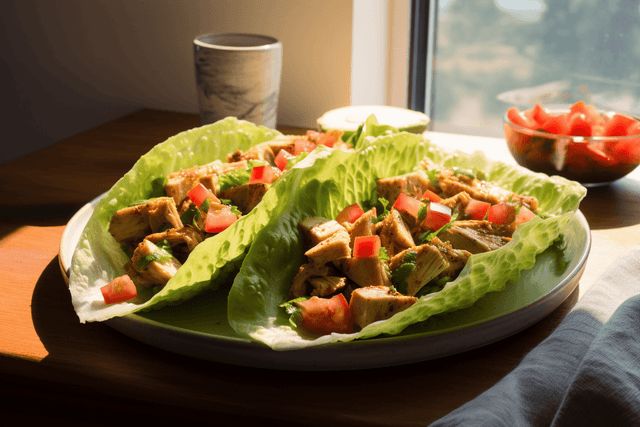 Keto Mexican Chicken Lettuce Wraps