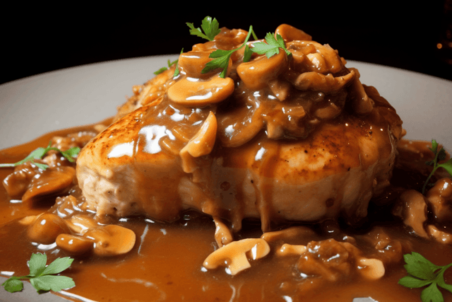 Keto Pan Seared Chicken with Balsamic Cream Sauce