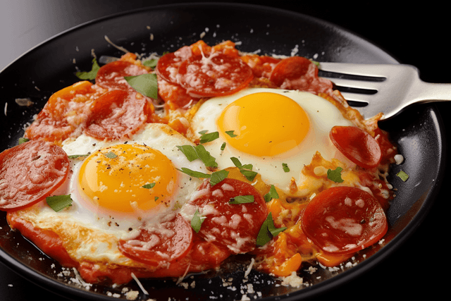 Keto Pizza Eggs