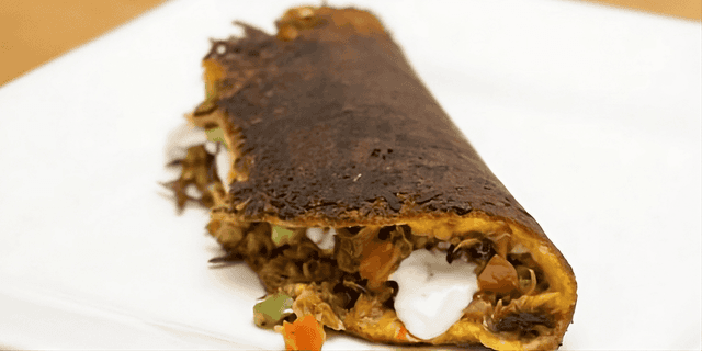 Keto Pork Carnitas Cheese Taco