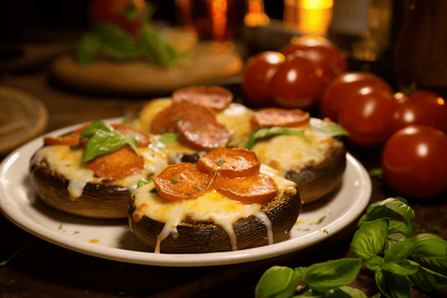 Keto Portobello Pizza