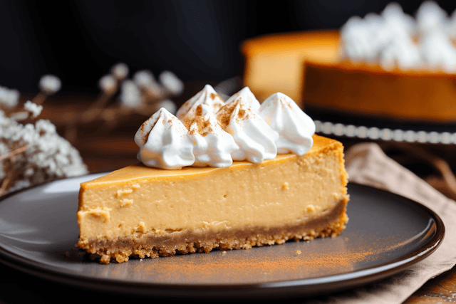 Keto Pumpkin Cheesecake Pie