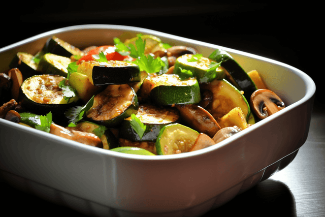 Keto Roasted Vegetables with Rosemary