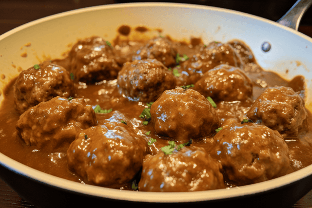 Keto Salisbury Steak Meatballs